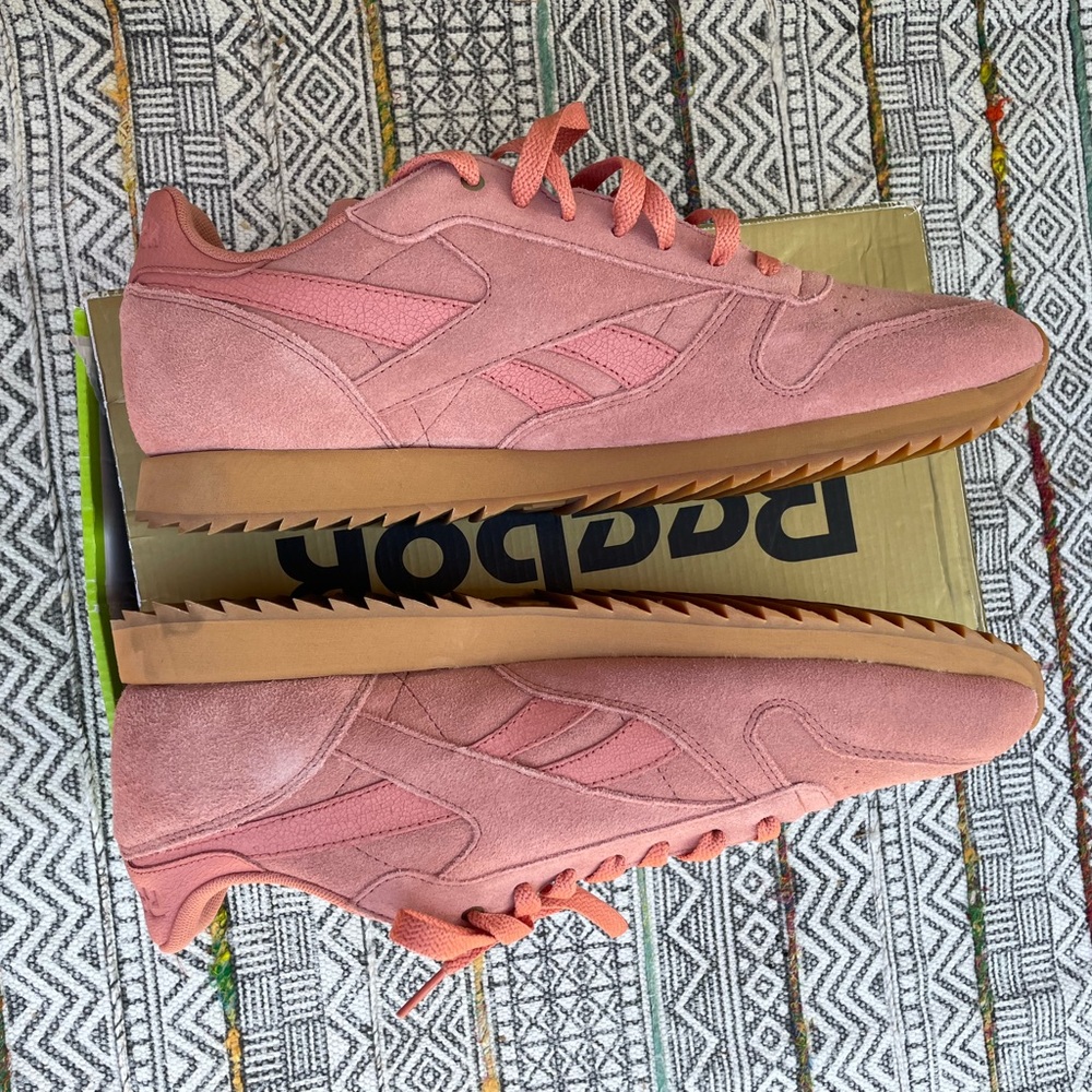 Reebok Classic Leather Dirty Apricot/Teal/Gum Montana cans sneakers size 13